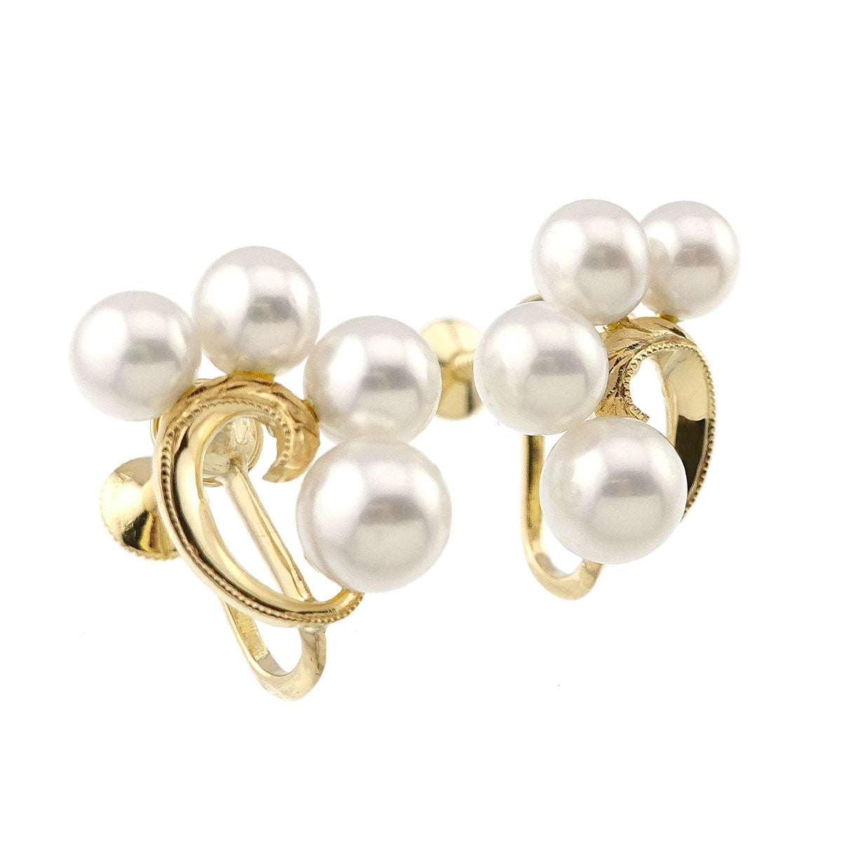Akoya Pearl 6.2-5.1mm Earrings 14K Yellow Gold 585