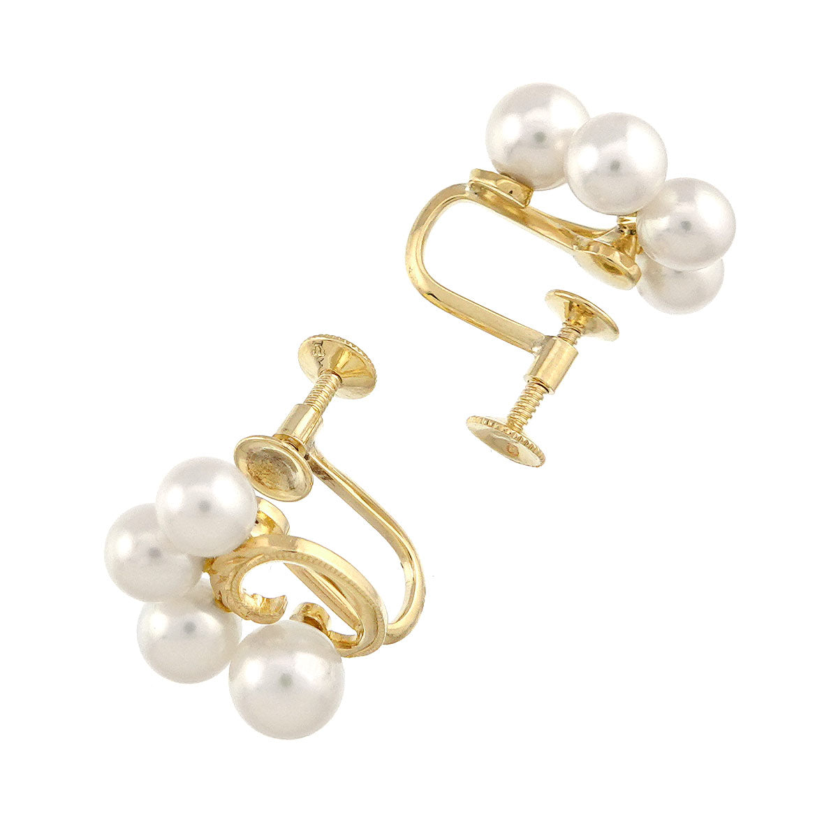 Akoya Pearl 6.2-5.1mm Earrings 14K Yellow Gold 585