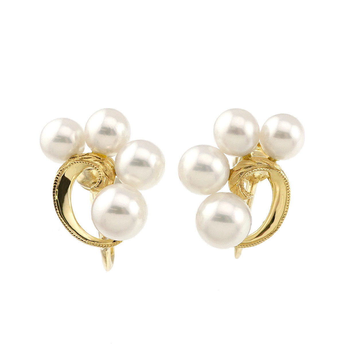 Akoya Pearl 6.2-5.1mm Earrings 14K Yellow Gold 585