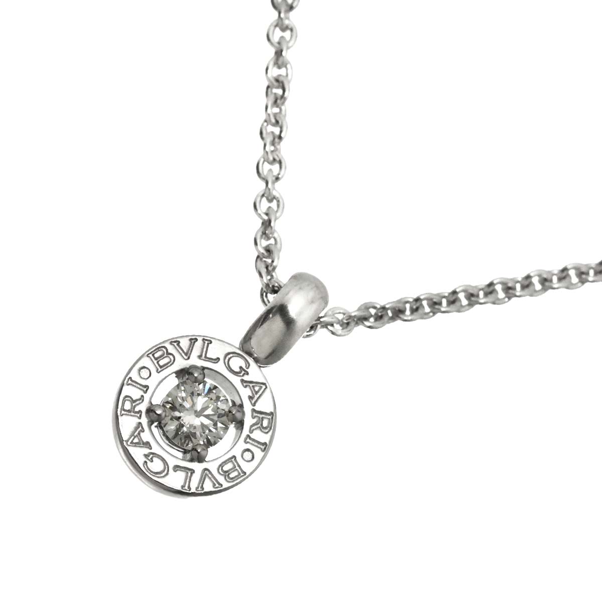 BVLGARIBVLGARI Diamond Necklace 18K White Gold 750