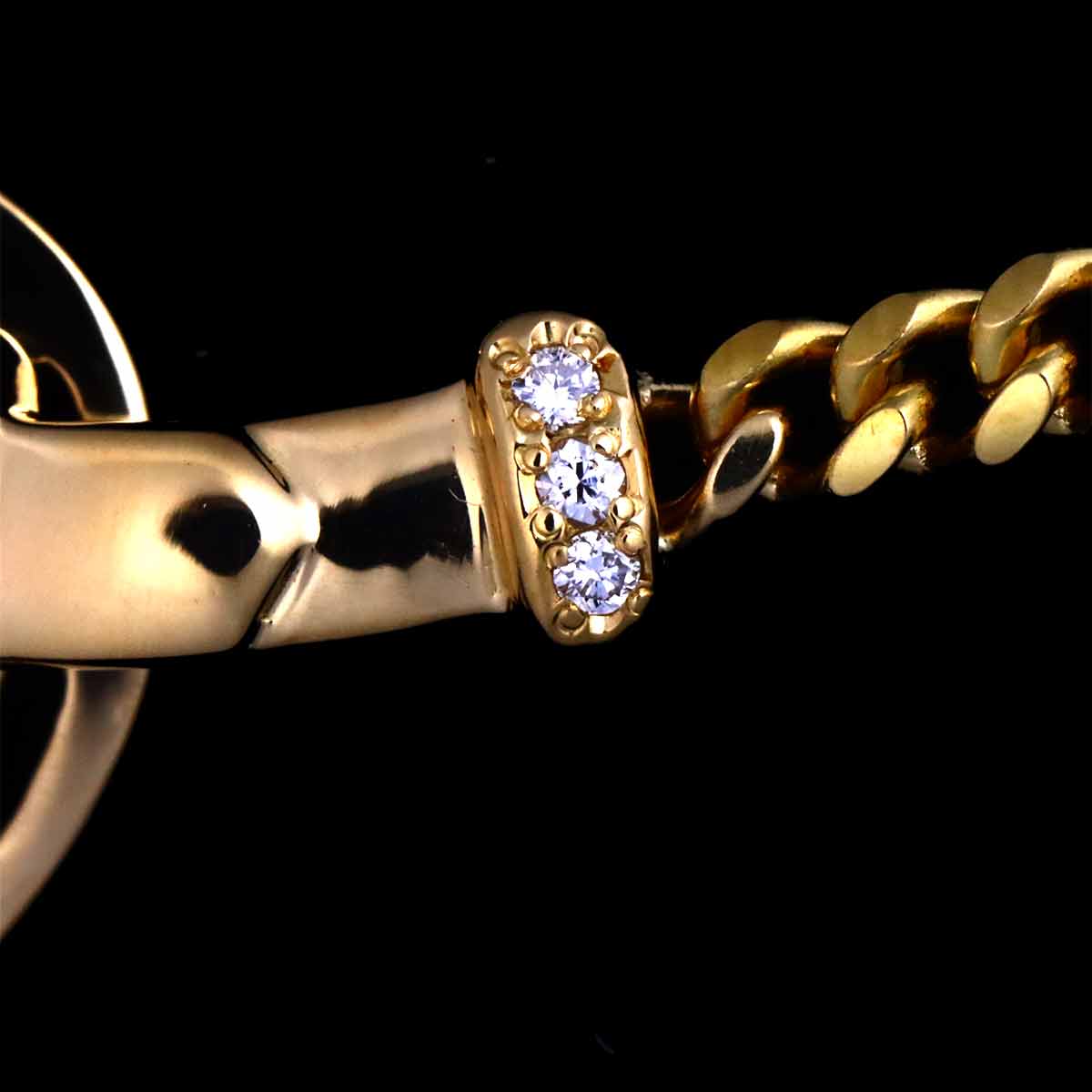 Diamond 0.03ct Necklace K18 Yellow Gold 750