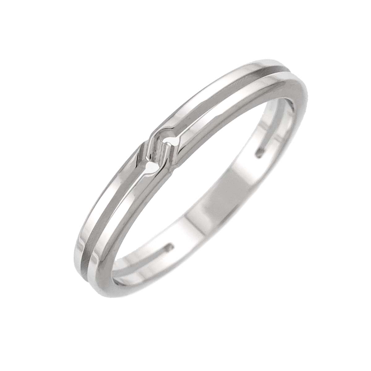 Infinity Ring 18K White Gold 750 Size7 4(US)