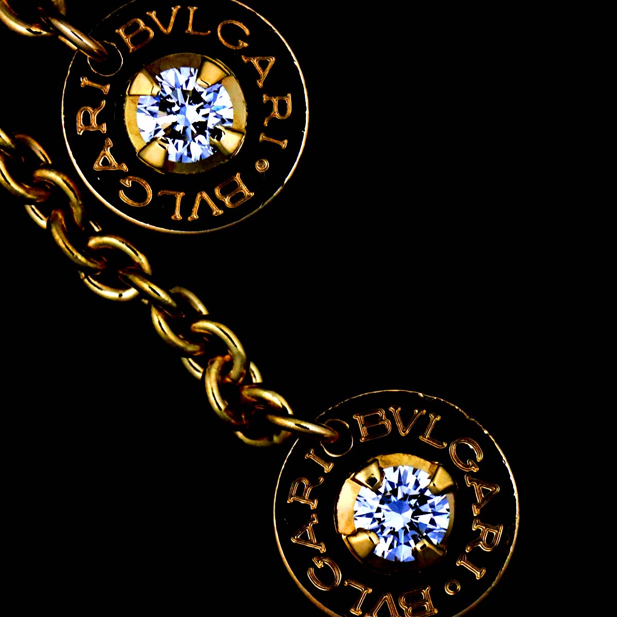 B-ZERO1 Element Diamond Necklace 18K Yellow Gold 750