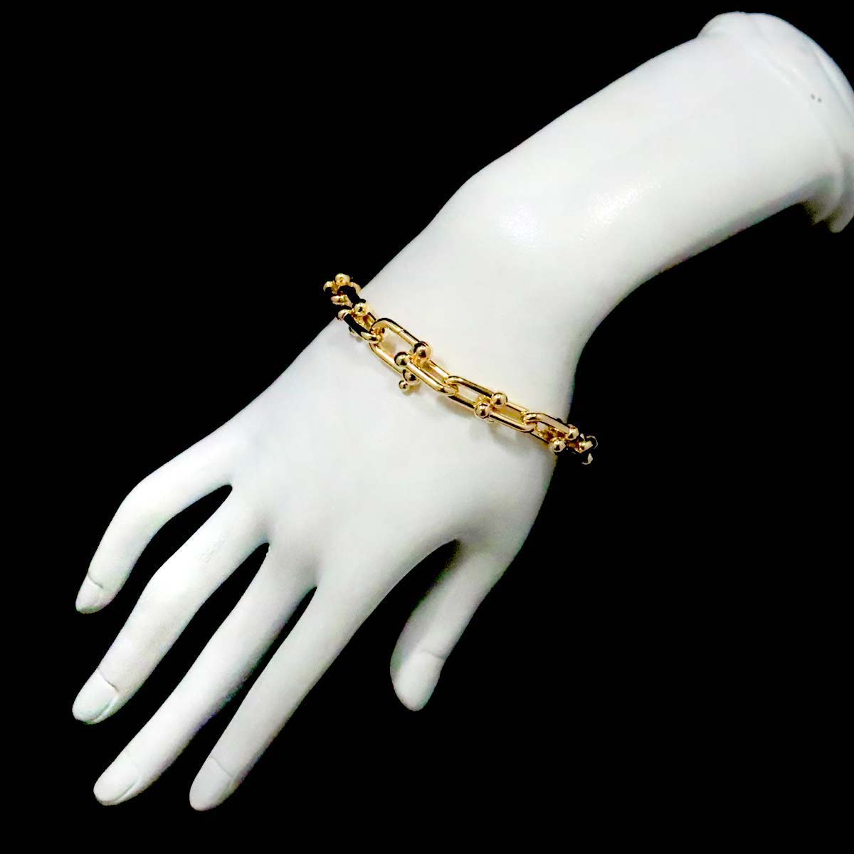 Hardware Medium Bracelet 18K YG 750