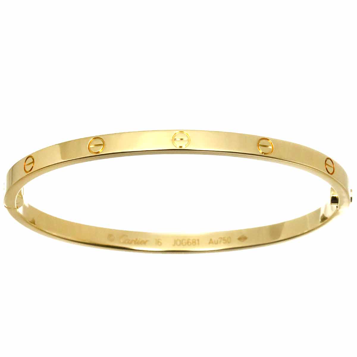 Love Bracelet SM 18K Yellow Gold 750 Size16