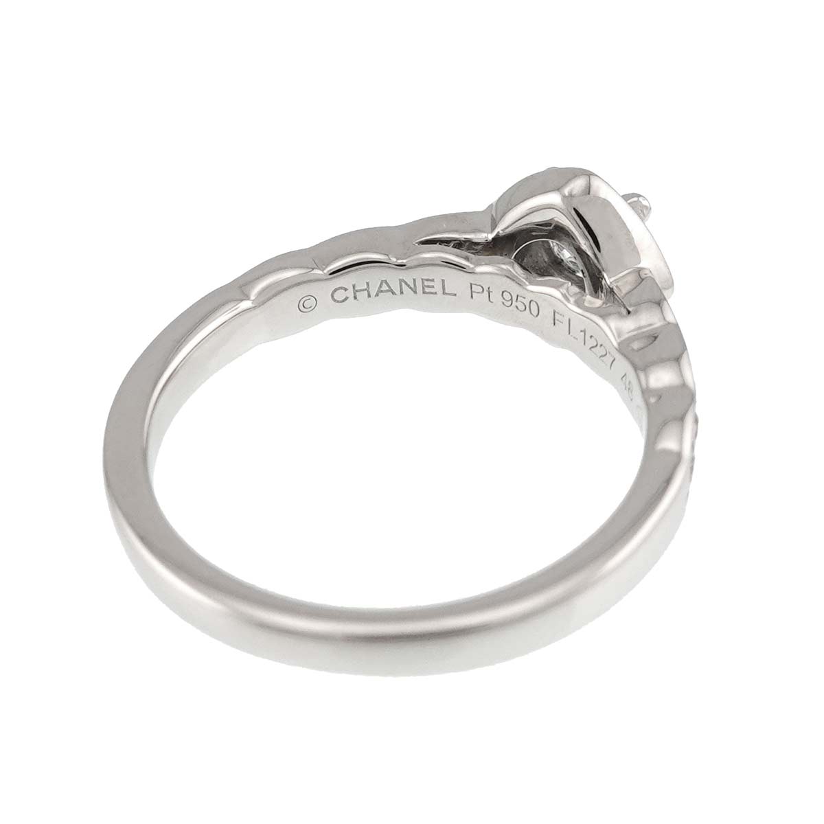Coco Crush Diamond 0.26ct E/IF/3EX Ring Pt size48 4.5(US)