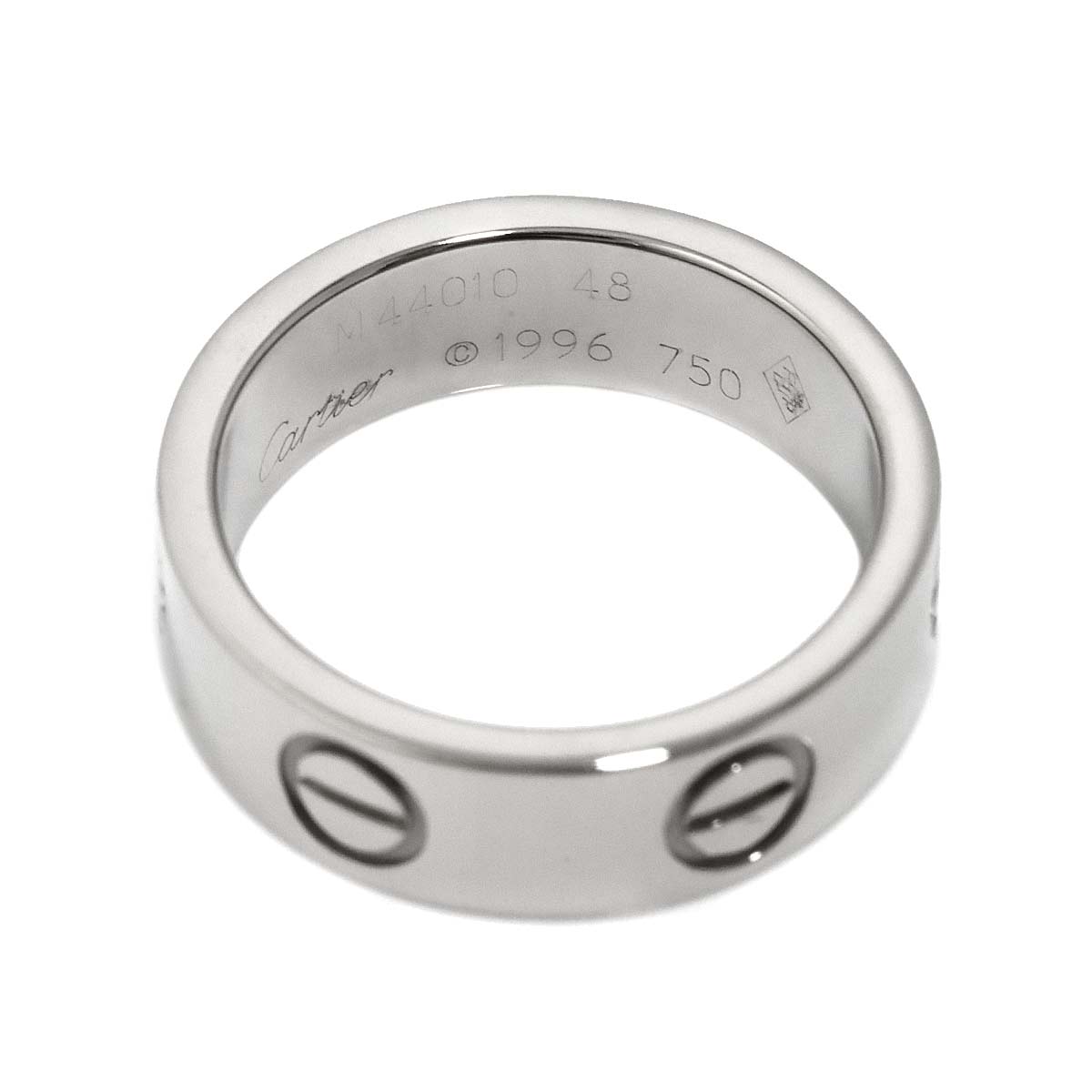Love Classic Ring 18K White Gold 750 size48 4(US)