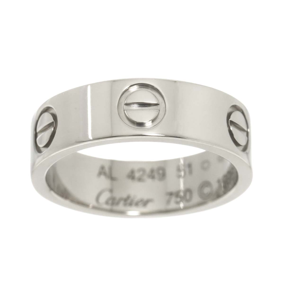 Love Classic Ring 18K White Gold 750 size51 5.25(US)