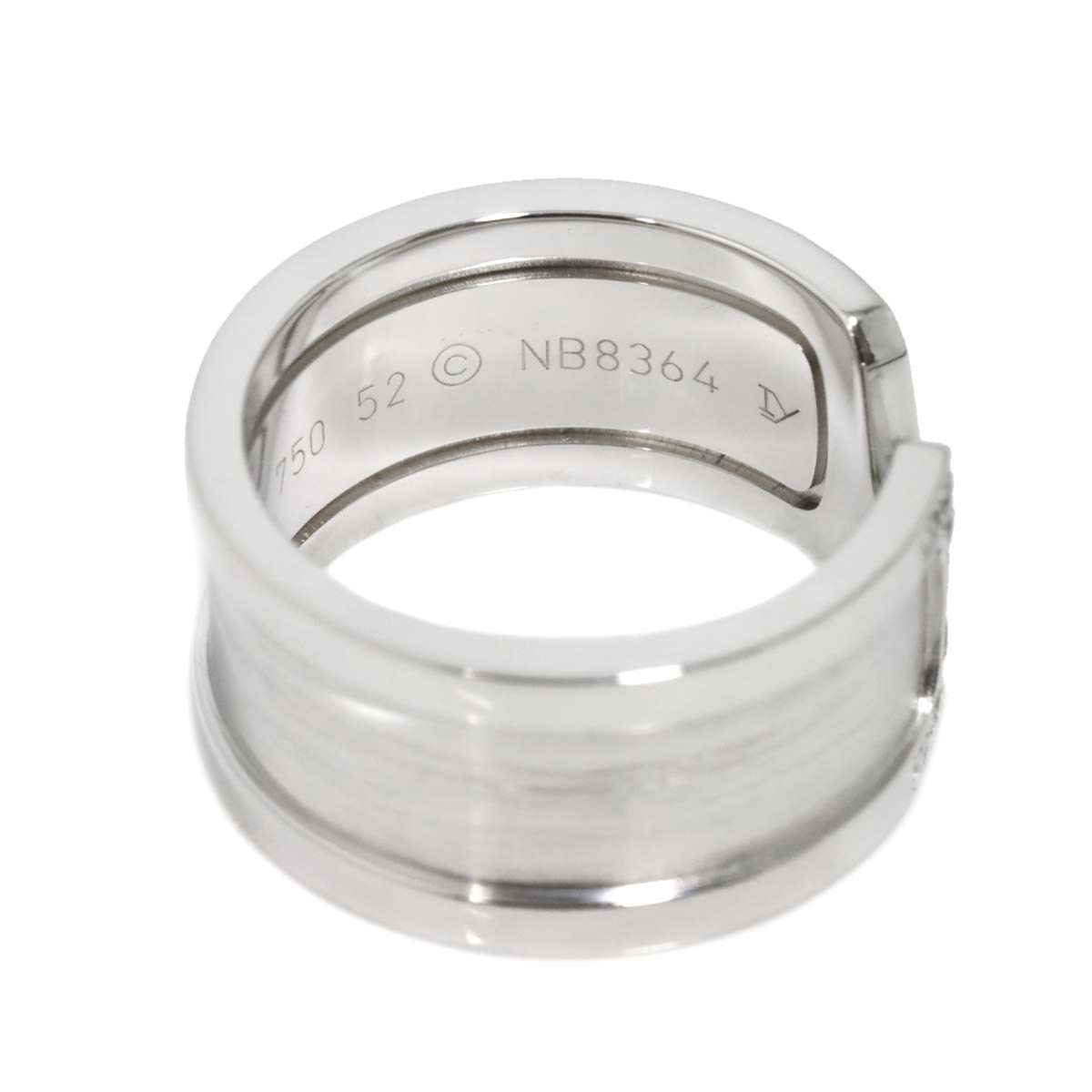 C2 Diamond Ring 18K WG 750 Size52 5.5-5.75(US)