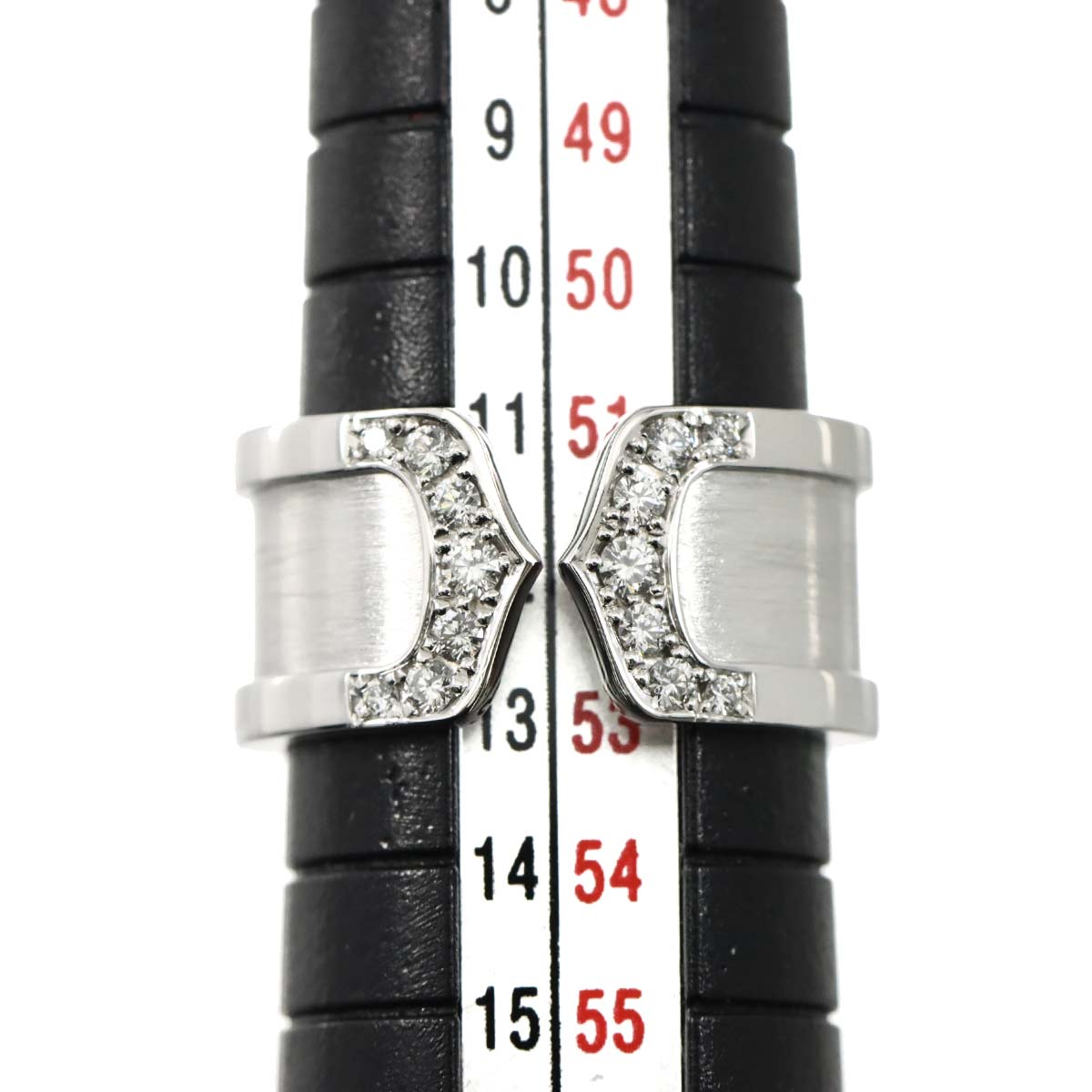 C2 Diamond Ring 18K WG 750 Size52 5.5-5.75(US)