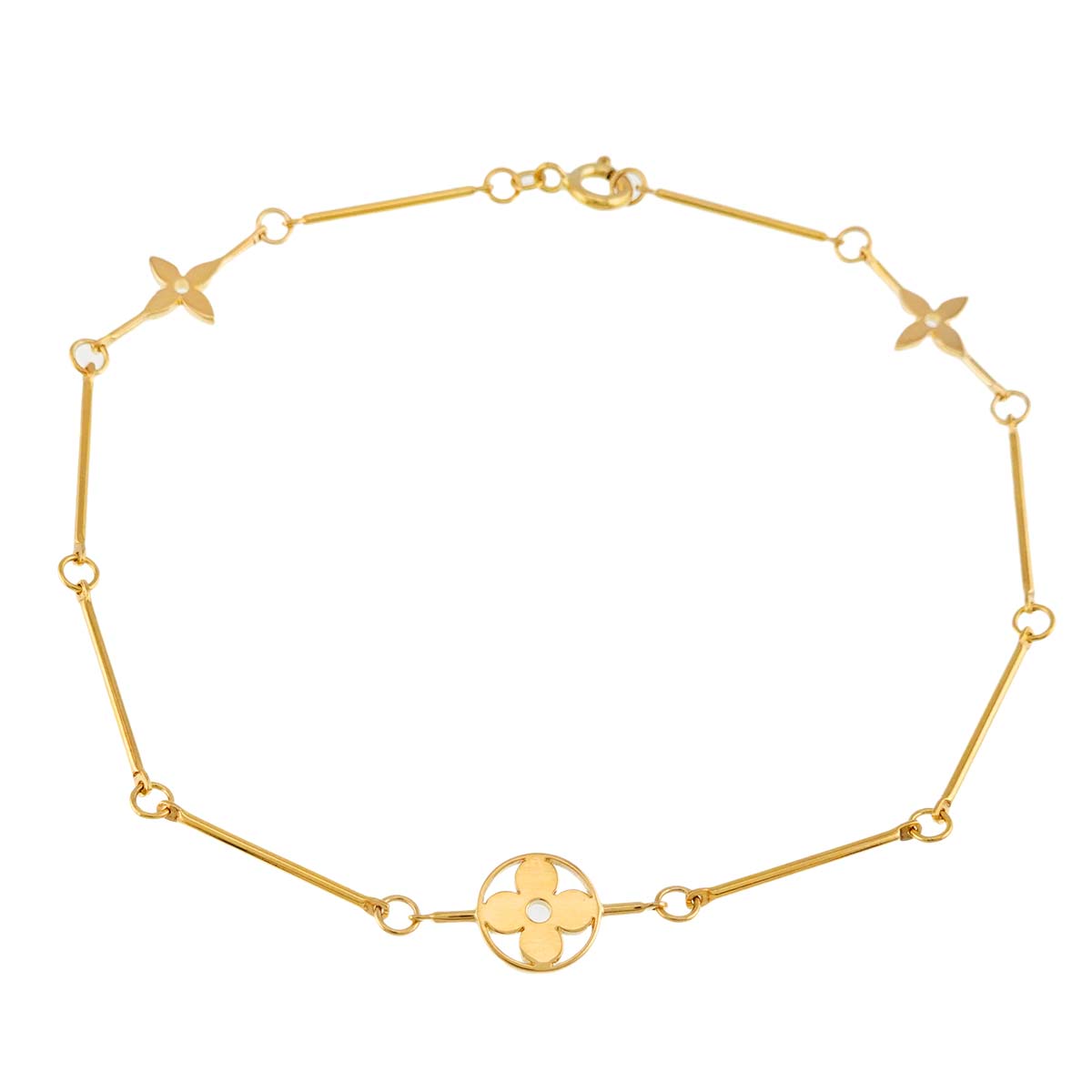 Cheville Anklet Bracelet 18K Yellow Gold 750