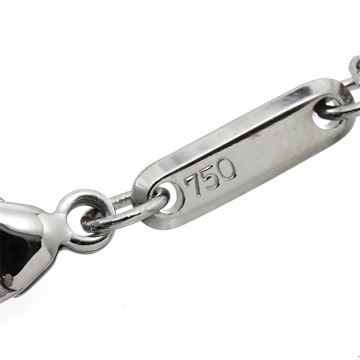 Happy Spirit Diamond Necklace 18K White Gold 750