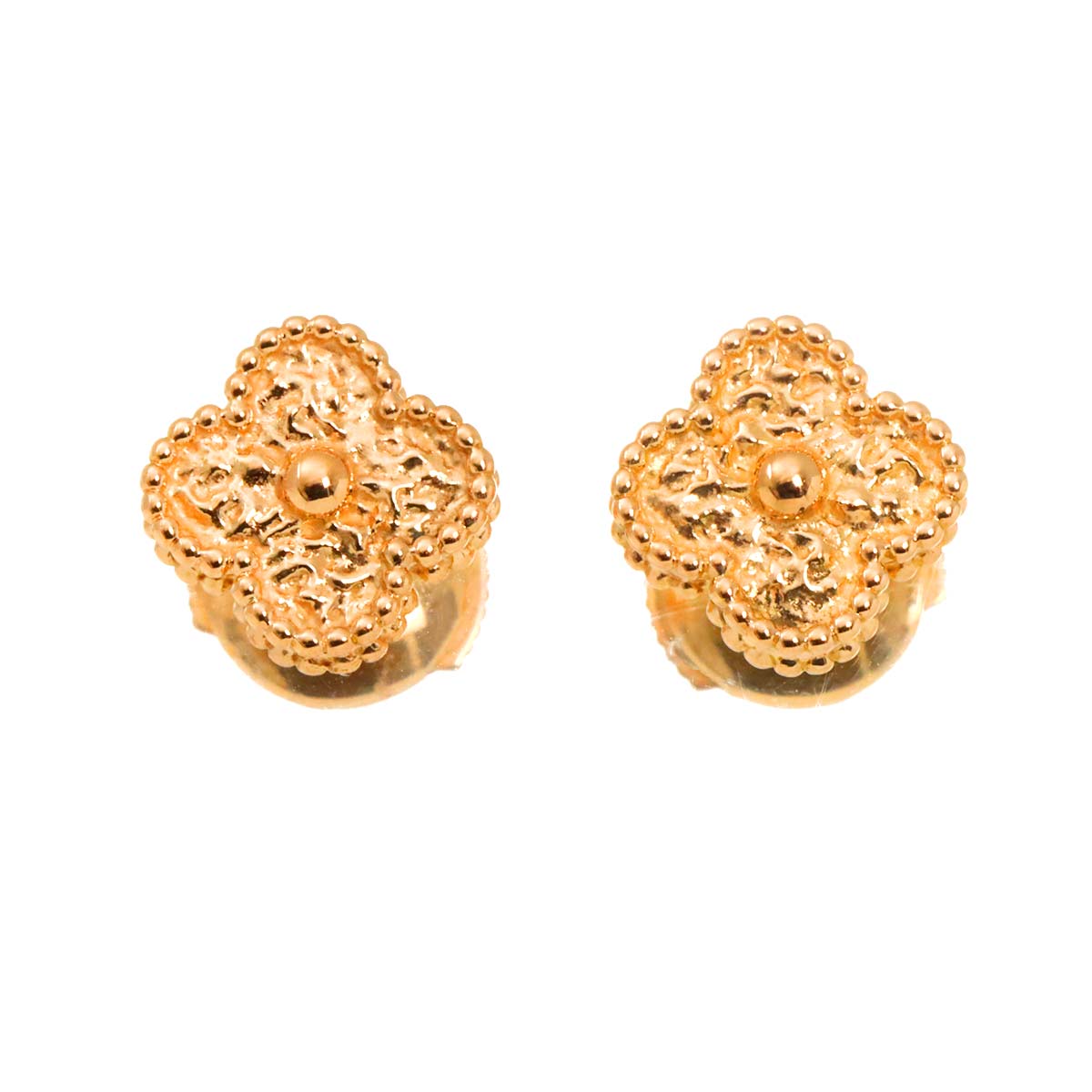 Sweet Alhambra Earrings Pierced 18K PG 750
