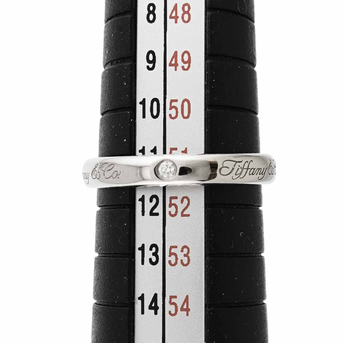 Lucida Notes Diamond Ring Pt Platinum size5.5-5.75(US)