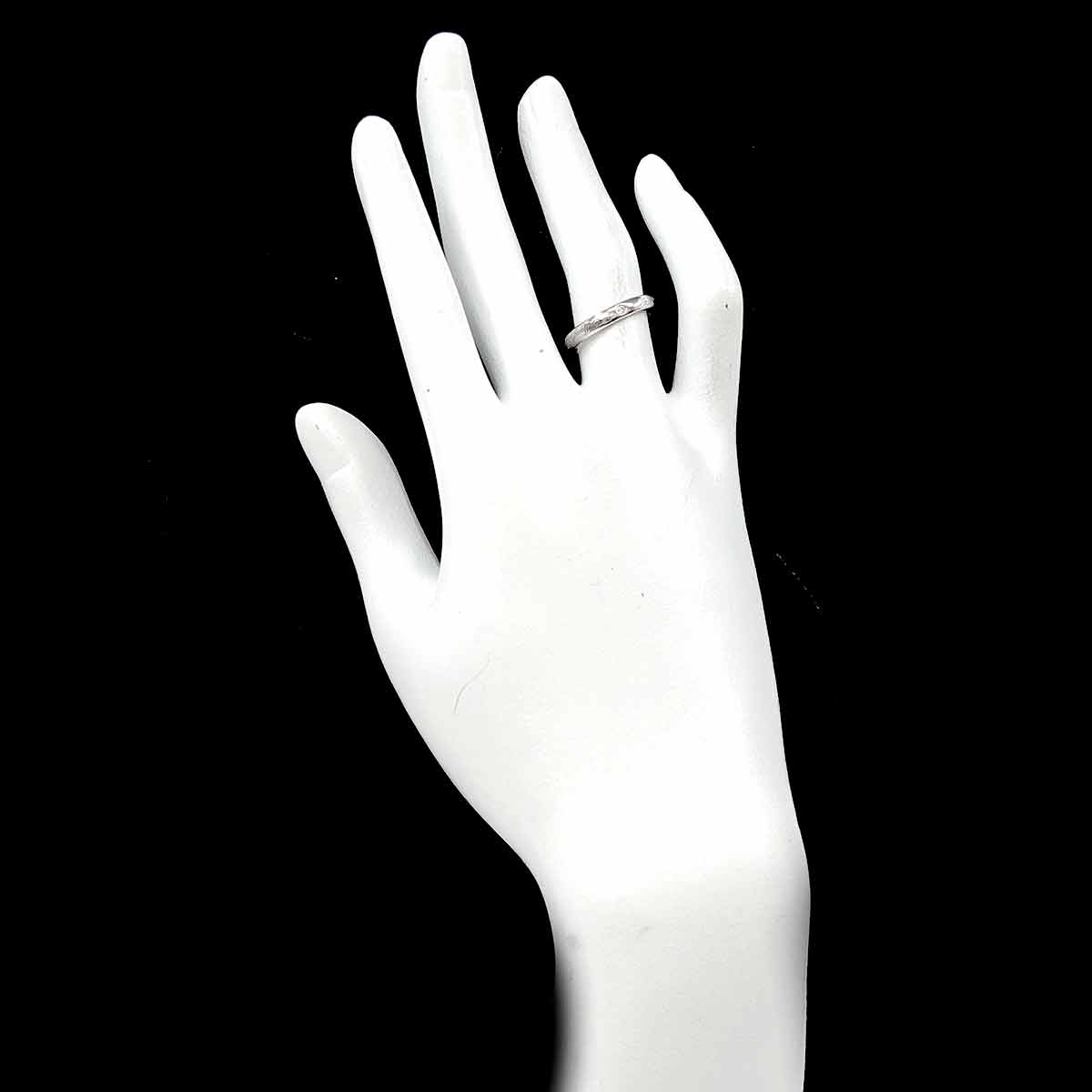 Lucida Notes Diamond Ring Pt Platinum size5.5-5.75(US)