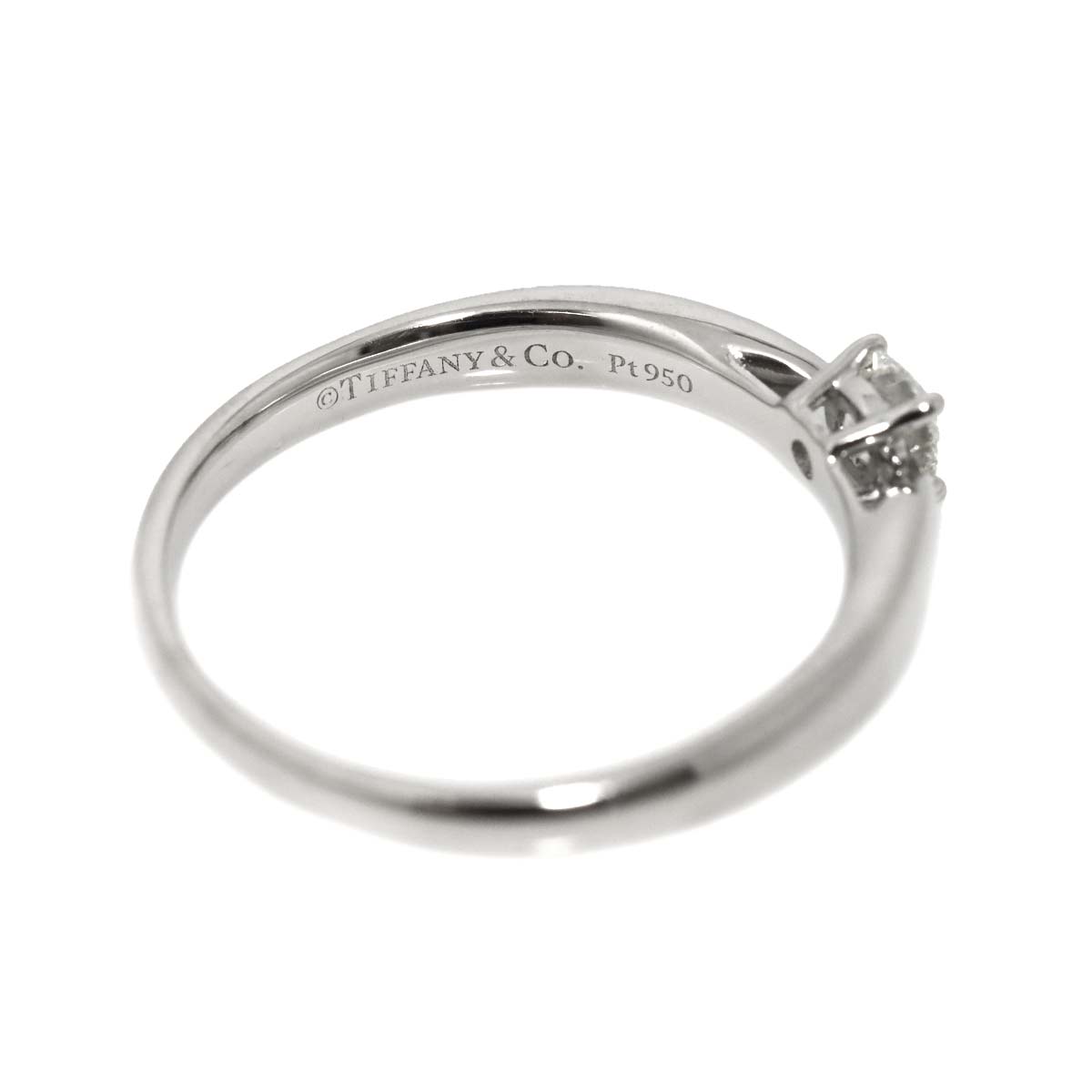 Harmony Diamond 0.19ct Ring Pt Size5.25-5.5(US)