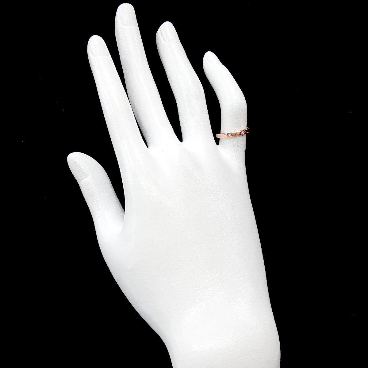 Ballerine Diamond Ring 18K Pink Gold 750 size47 4(US)