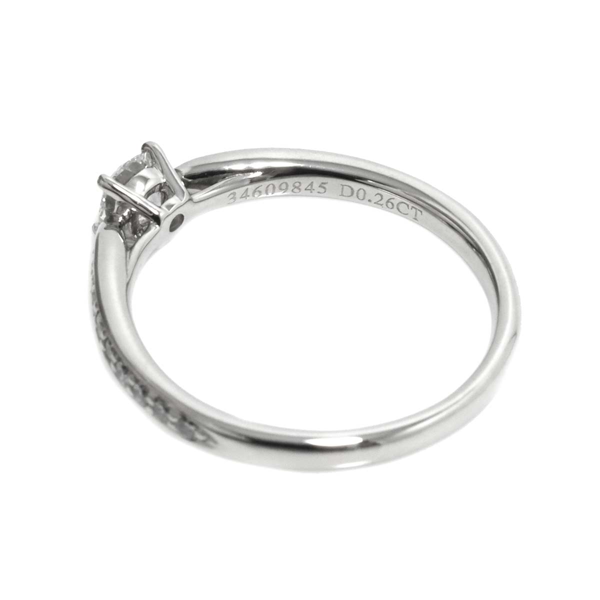 Harmony Diamond 0.26ct Ring Pt Size5.25-5.5(US)