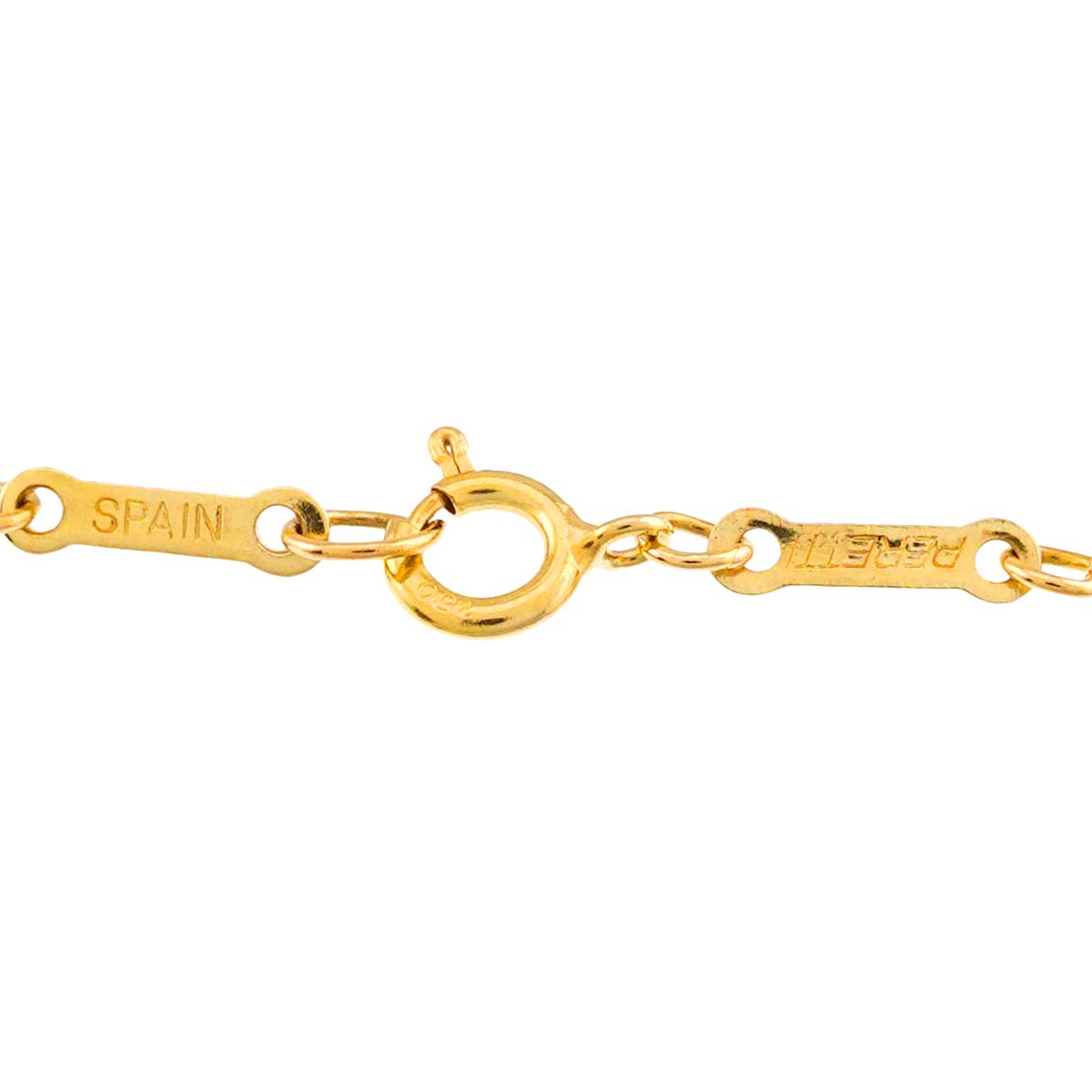 Open Heart Necklace 18K Yellow Gold 750