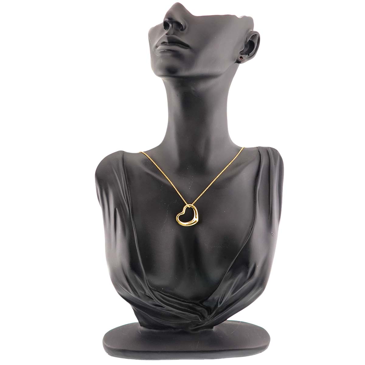 Open Heart Necklace 18K Yellow Gold 750