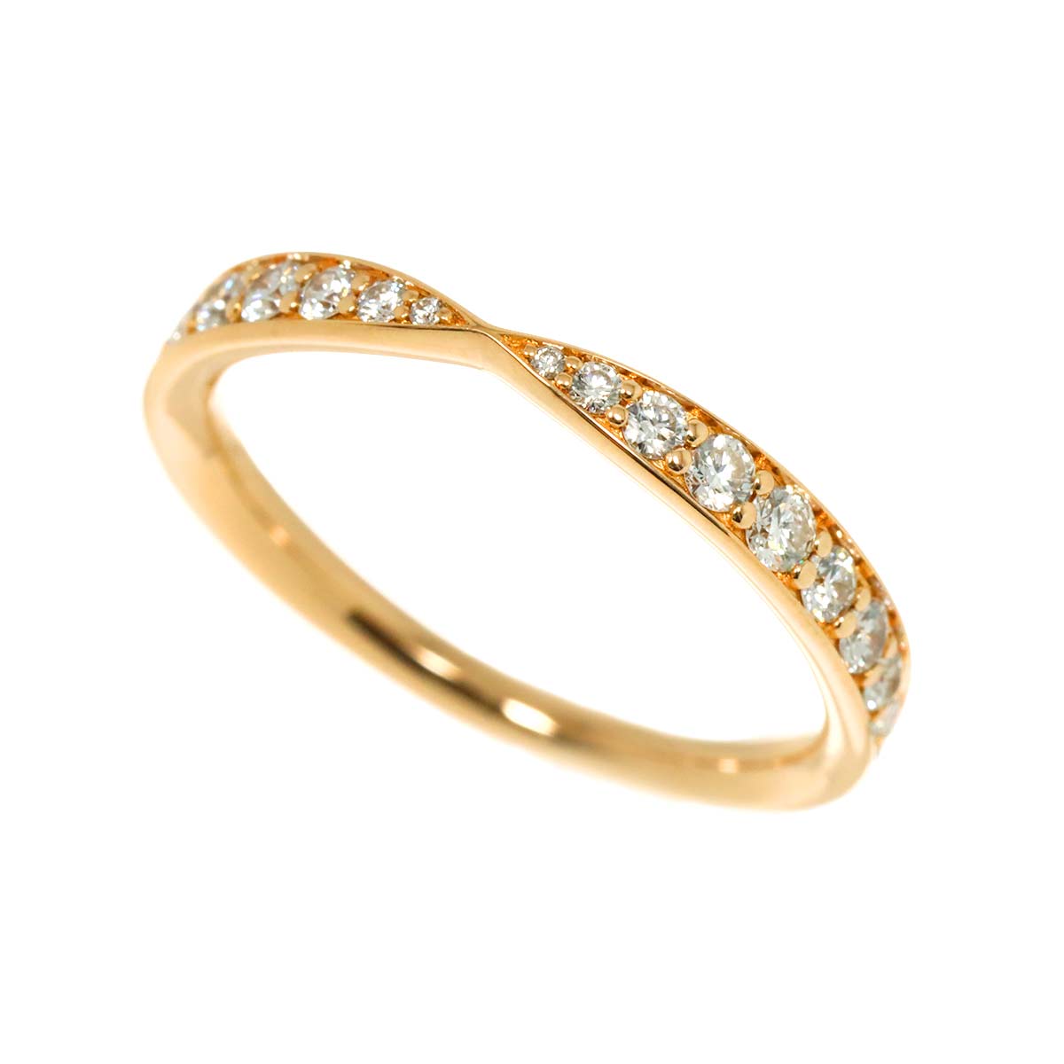 Harmony Diamond Ring 18K PG 750 Size3.75-4(US)