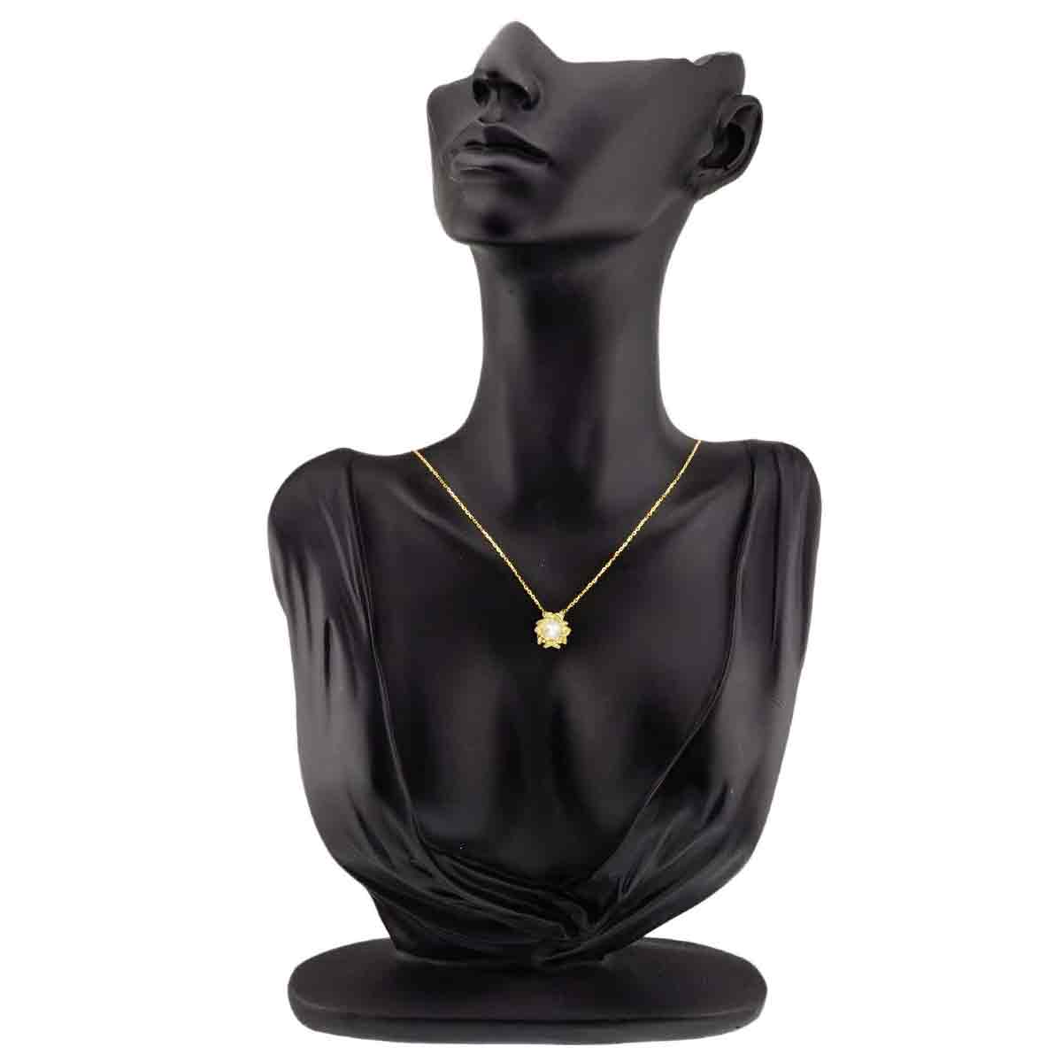 Kiss Akoya pearl 6.6mm Necklace 18K YG 750