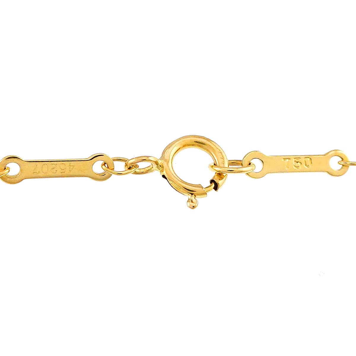 By The Yard Diamond 1P Necklace 18K Yellow Gold 750