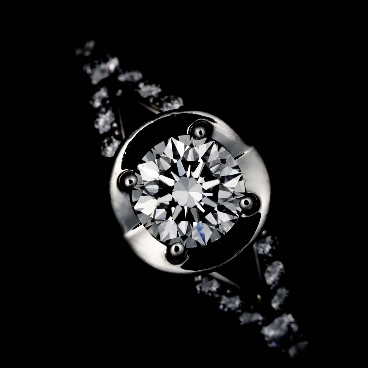 Incontro damore Diamond Ring Pt Platinum Size:4.5(US)