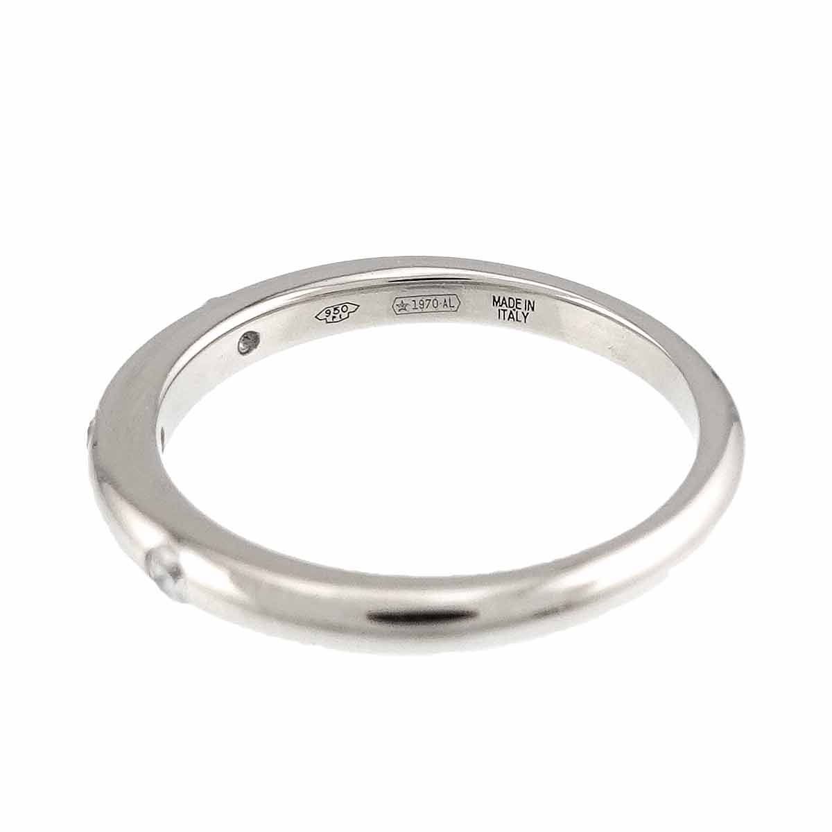 Fedi Diamond 3P Ring Platinum Size4(US)