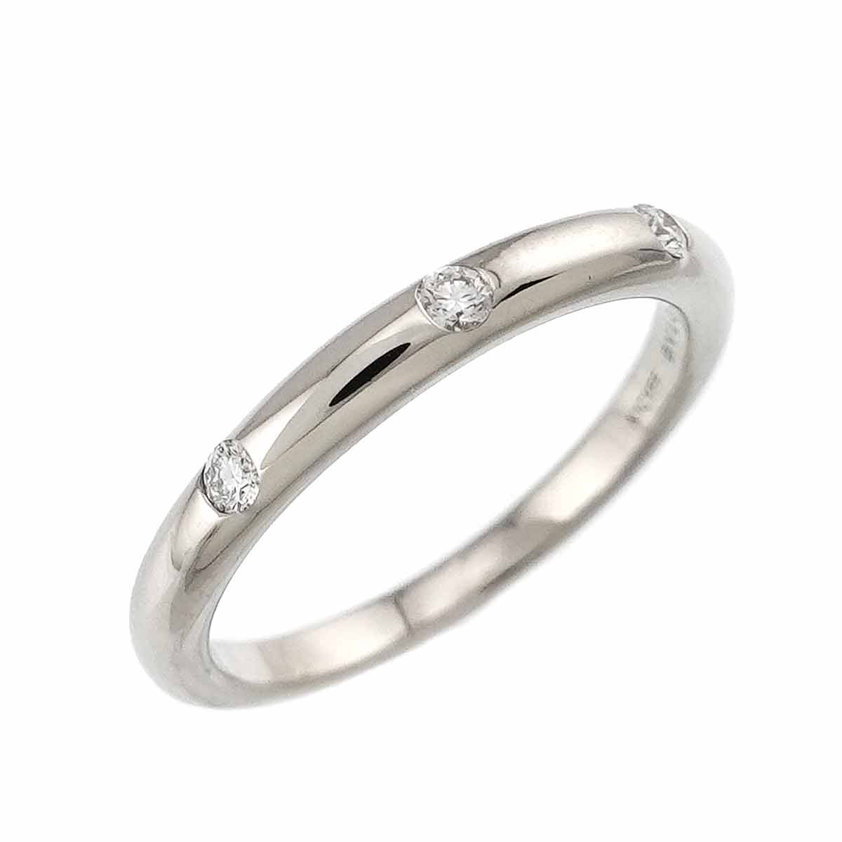 Fedi Diamond 3P Ring Platinum Size4(US)