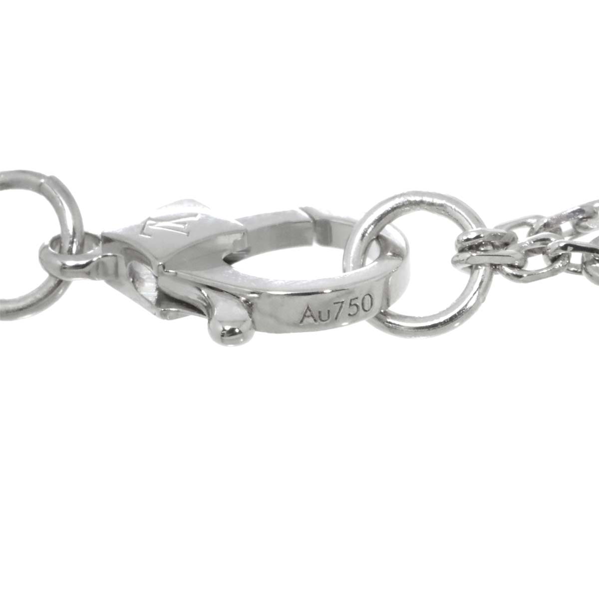 LV Diamond Necklace 18K WG 750