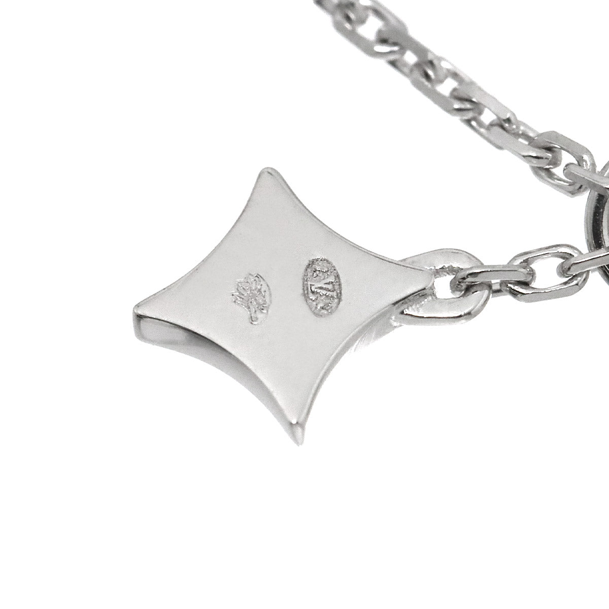 LV Diamond Necklace 18K WG 750