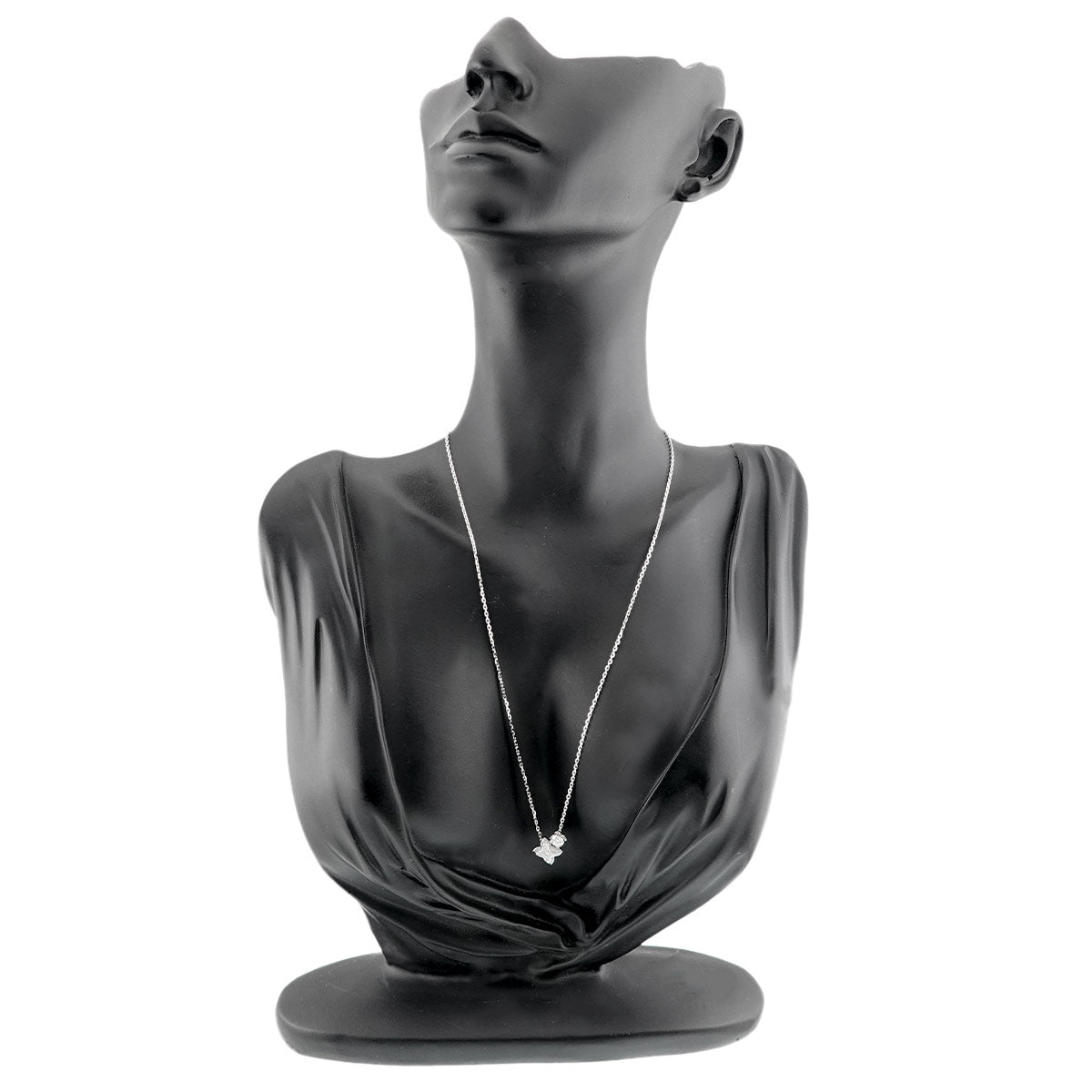 LV Diamond Necklace 18K WG 750