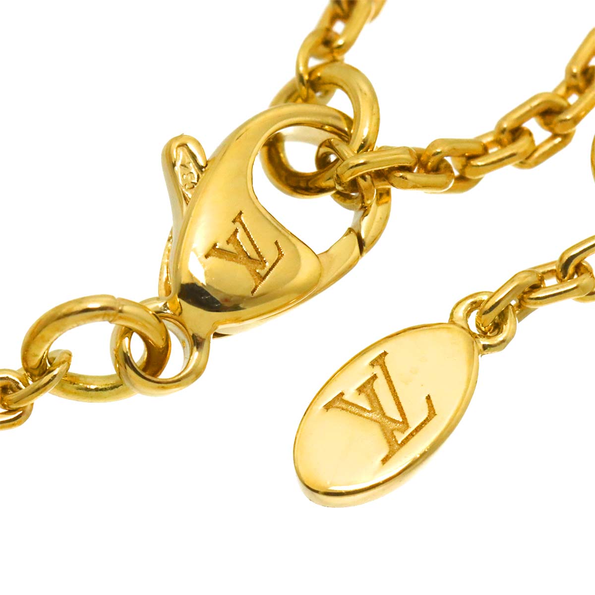 Damier Diamond Necklace 18K YG 750