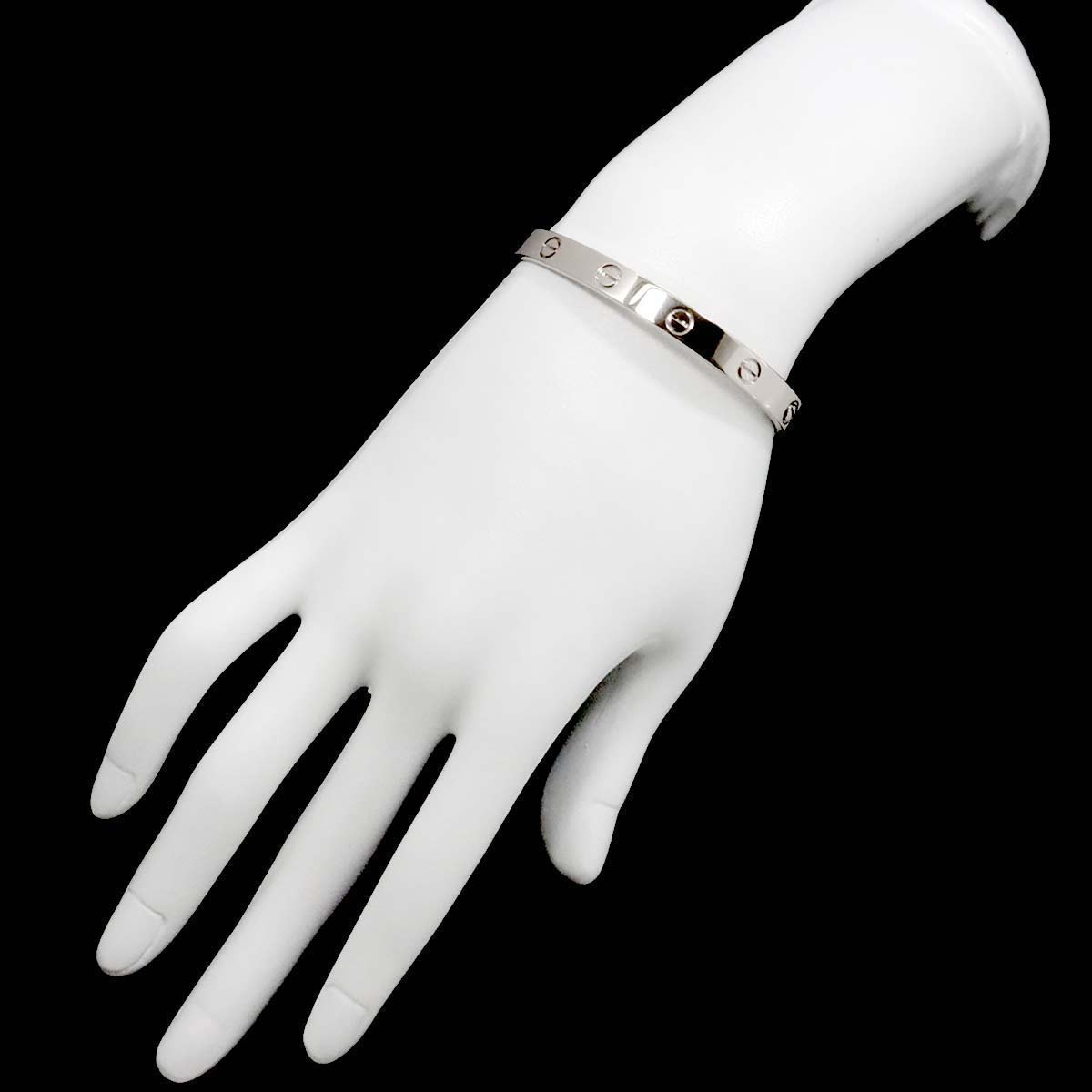 Love Bracelet Bangle Pt Platinum Size18