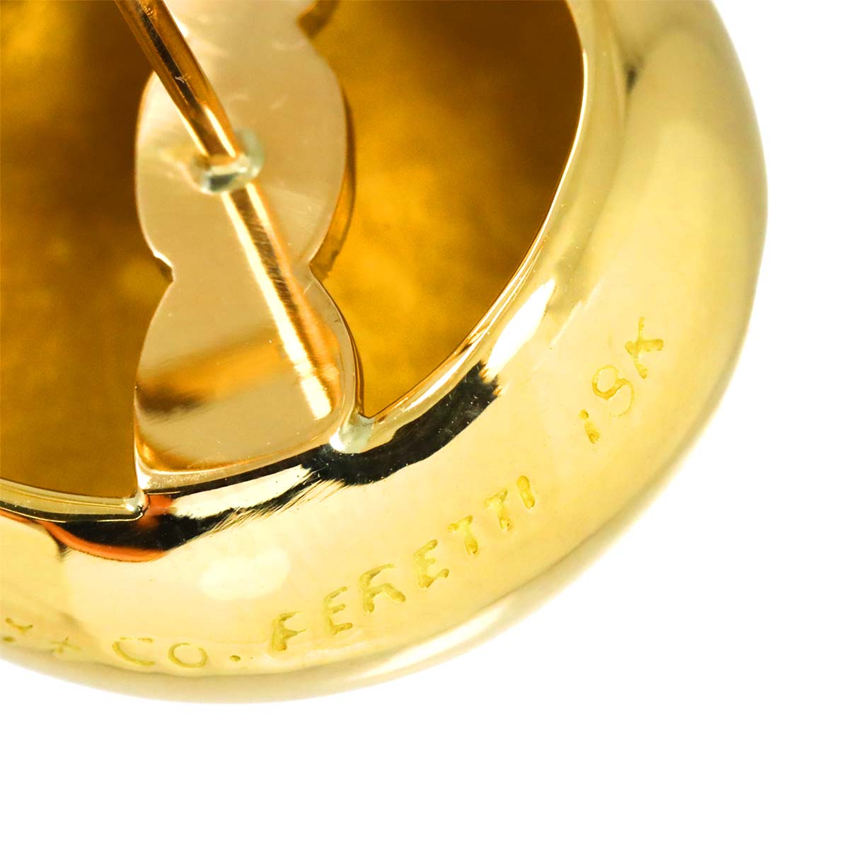 Earrings Pierced 18K Yellow Gold 750