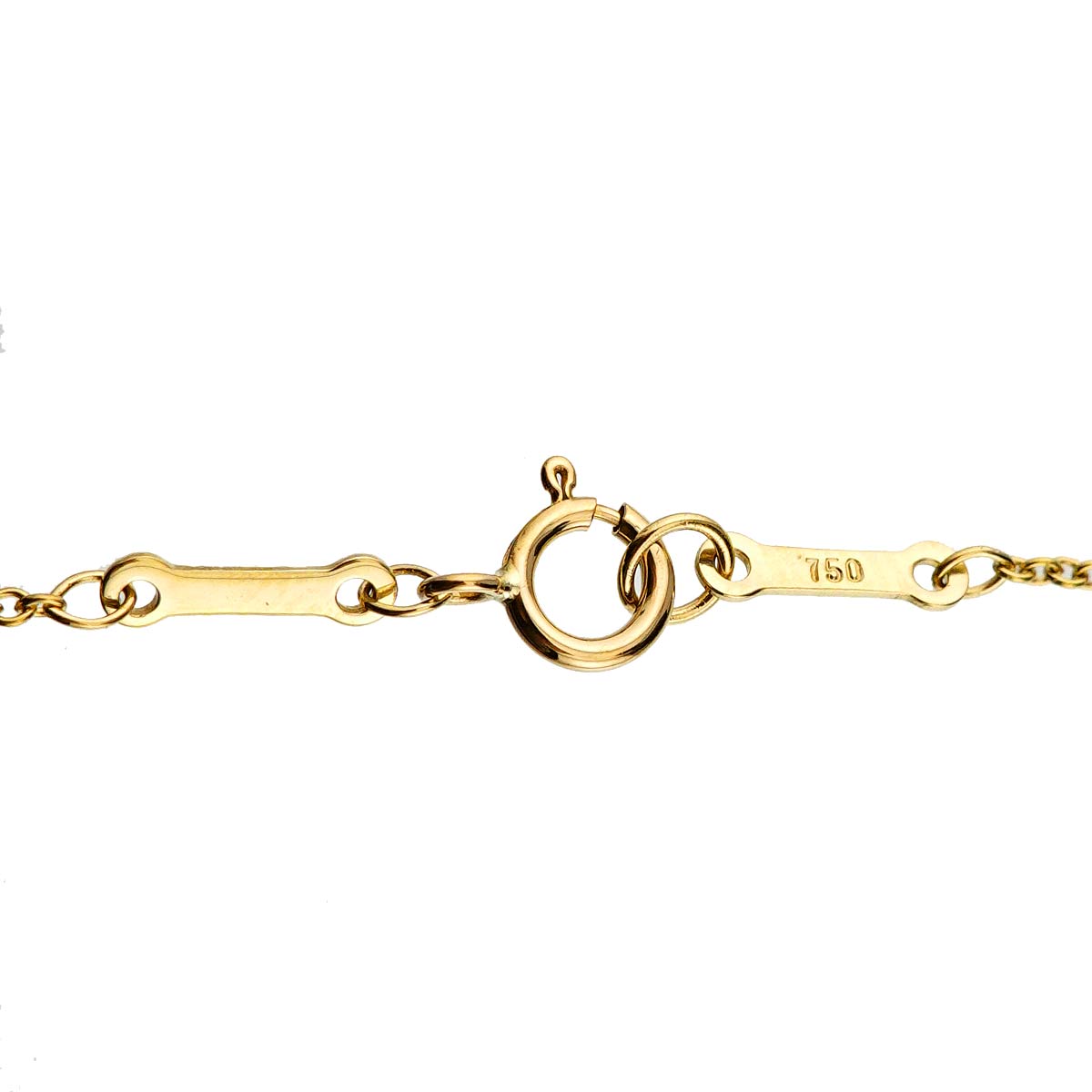 By The Yard Diamond 3P Necklace 18K YG 750