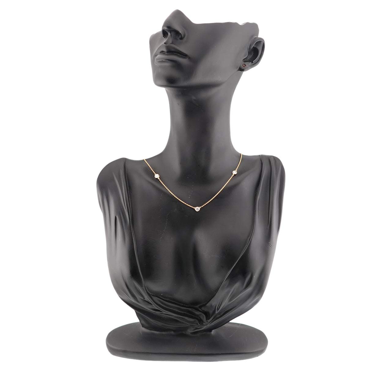 By The Yard Diamond 3P Necklace 18K YG 750