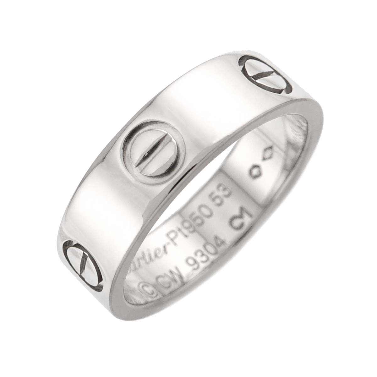 Love Ring Platinum Size53 6(US)