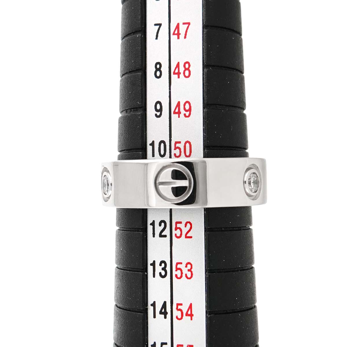 Love Ring Diamond 3P 18K White Gold size51 5.25-5.5(US)