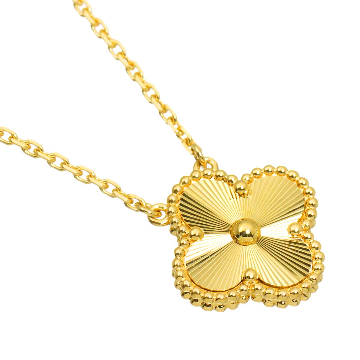 Vintage Alhambra Necklace 18K Yellow Gold 750