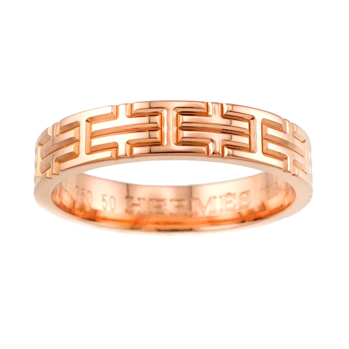 Ring 18K Pink Gold 750 Size50 5-5.25(US)