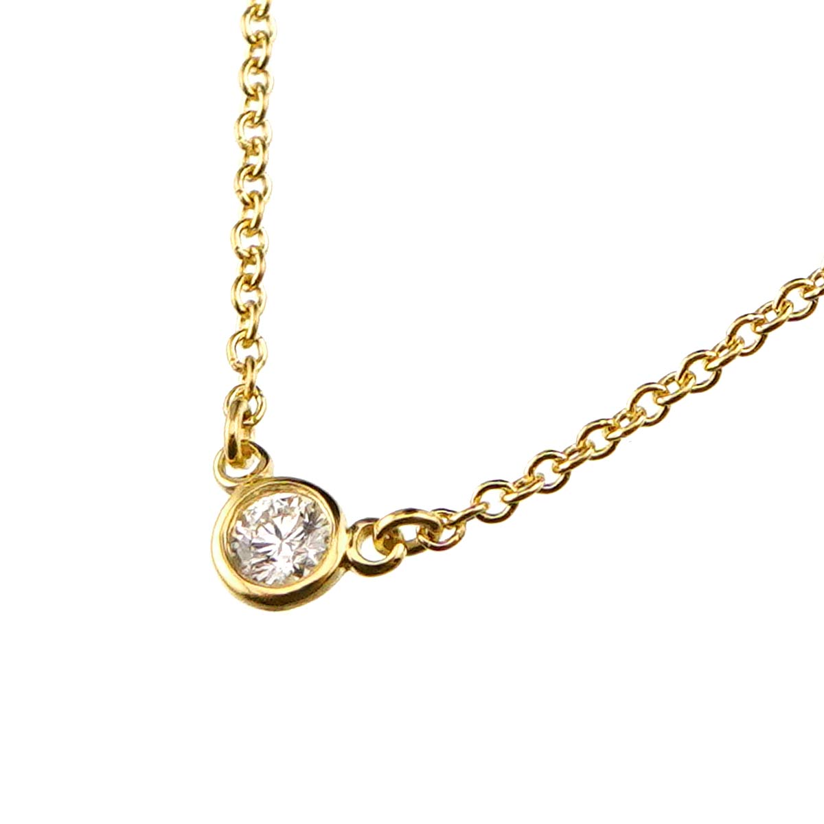 By The Yard Diamond Necklace 18K YG 750