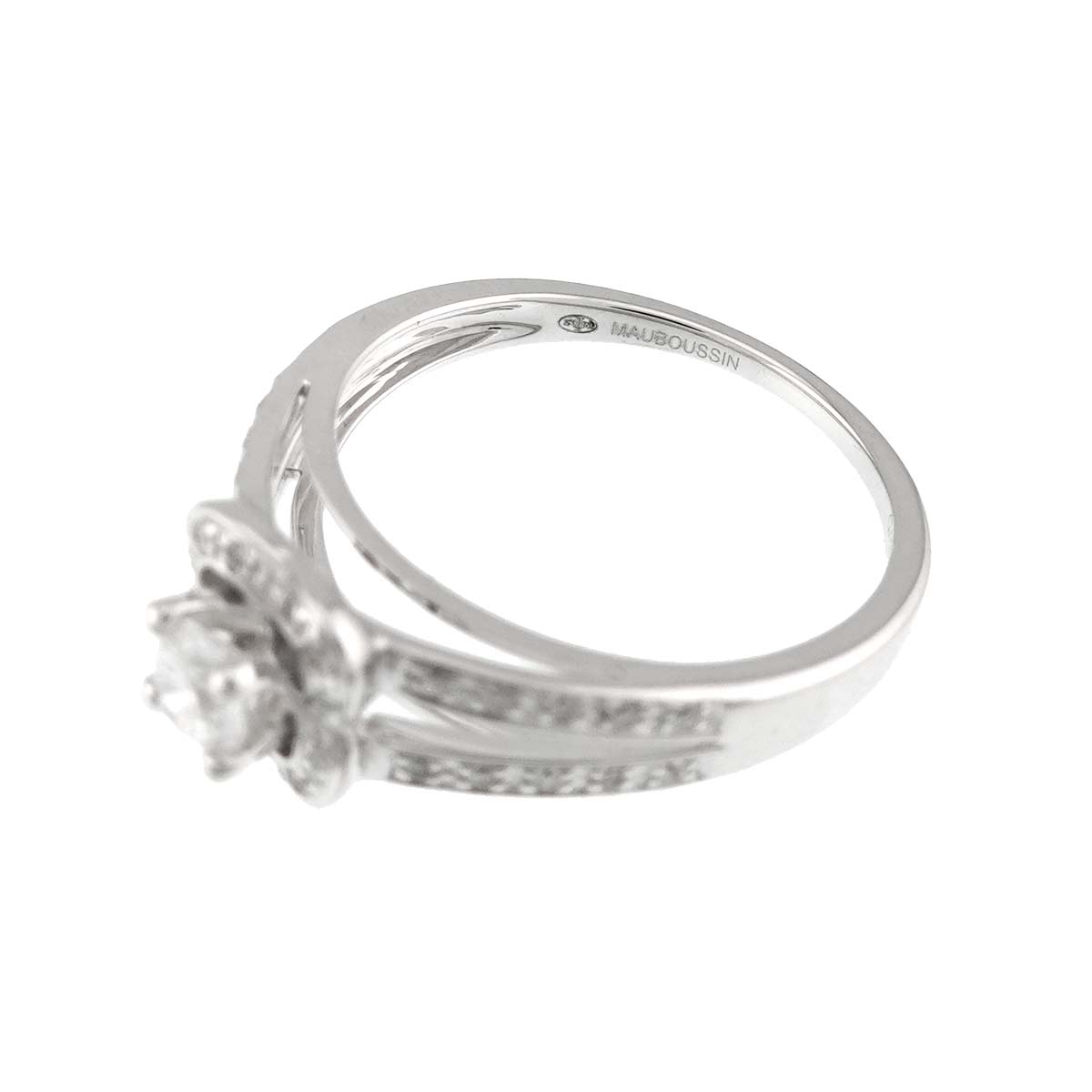 chance of Love Diamond Ring 18K WG 750 size4.5(US)