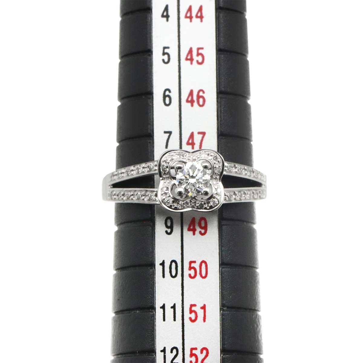 chance of Love Diamond Ring 18K WG 750 size4.5(US)