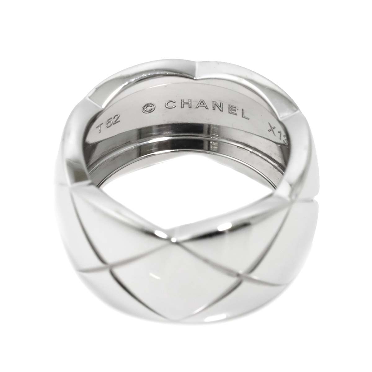 Coco Crush LM Ring 18K WG 750 size52 6(US)