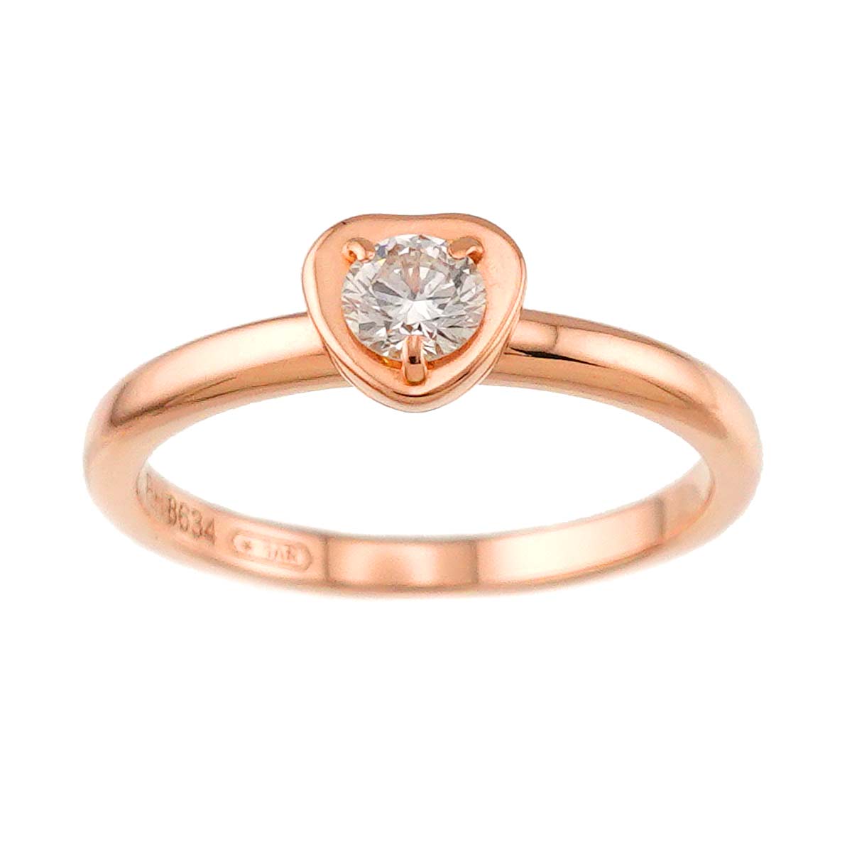 Diamants Legers Diamond Ring 18K PG 750 Size47 4(US)