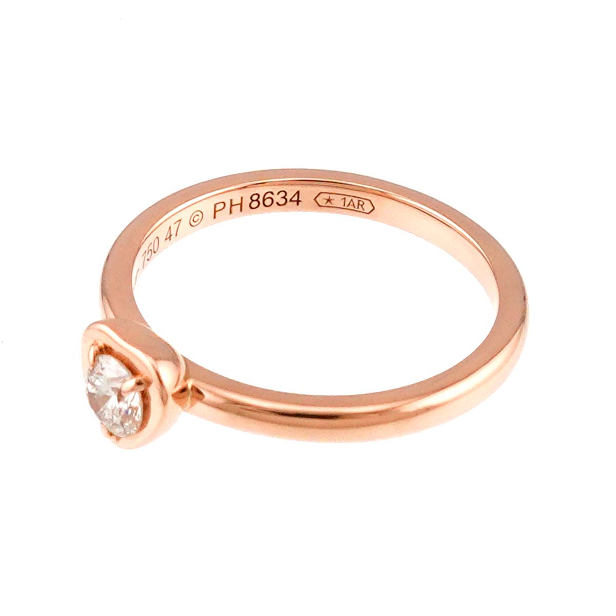 Diamants Legers Diamond Ring 18K PG 750 Size47 4(US)