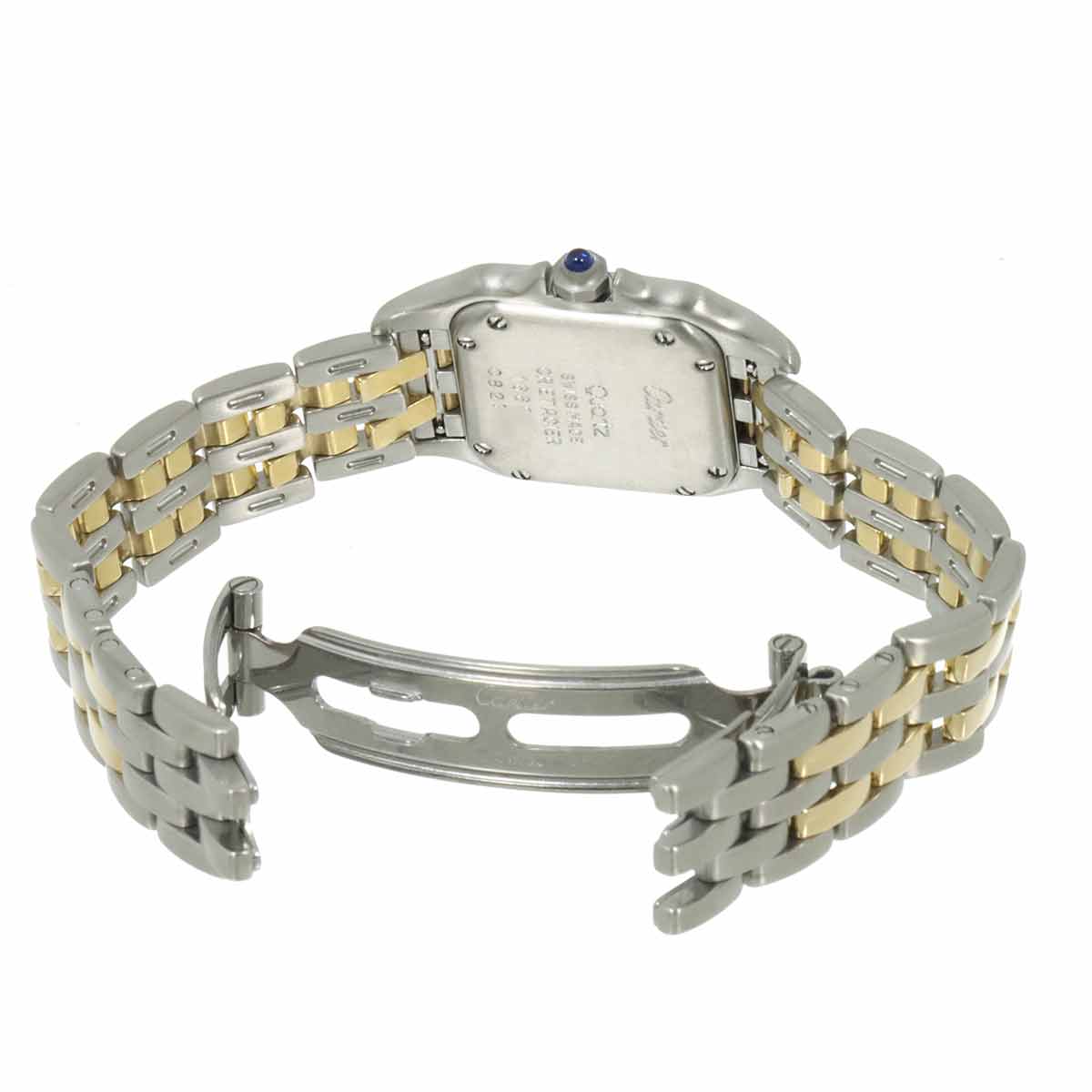 Panthere Two Row SM 84083242 Quartz Cream Dial K18YG Ladies