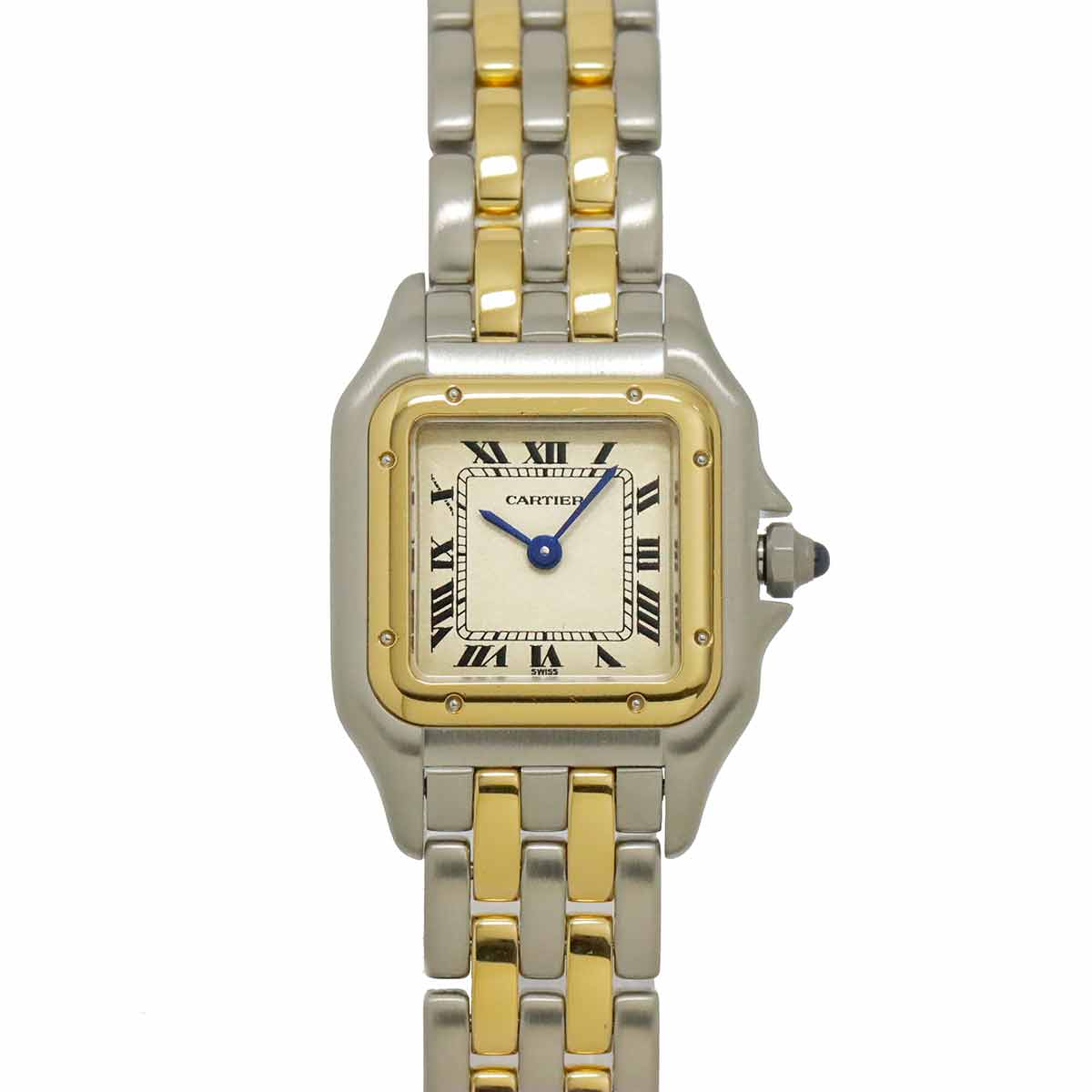 Panthere Two Row SM 84083242 Quartz Cream Dial K18YG Ladies
